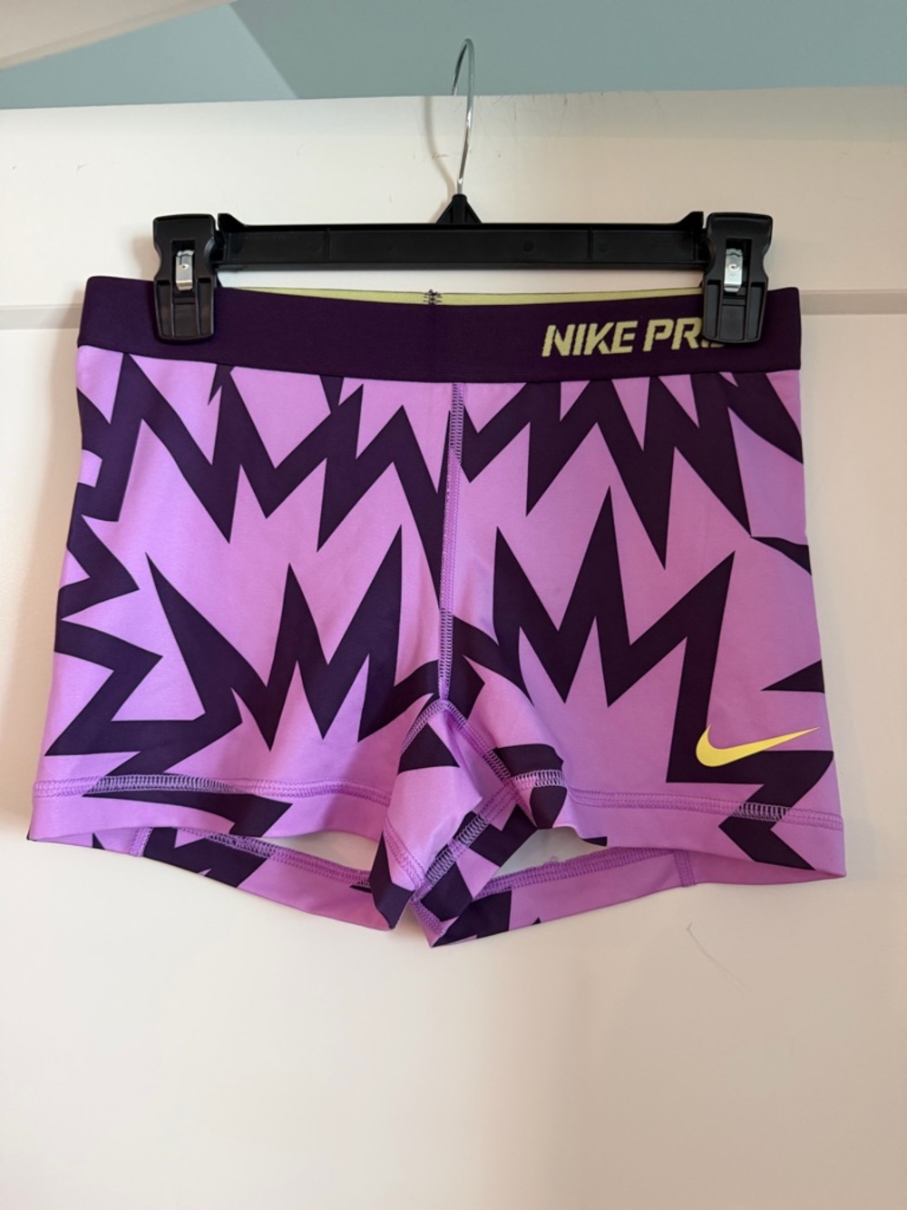 Nike 3” Pro Short, Purple, Size M NWT